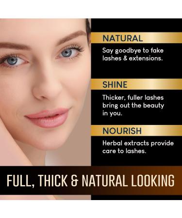 VieBeauti Premium Eyelash Growth Serum - Enhance Longer Thicker & Stronger Lashes | Irritation-Free | 0.1 Fl Oz | International Shipping - Buy Online on GoSupps.com