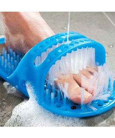 Haotfire New Hot Plastic Bath Shoe Pumice Stone Foot Scrubber Shower Brush Slippers