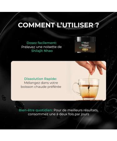 Shilajit D EXCEPTION Nha 50g R SINE ARTISANALE GRADE OR FILTRATION 40 JOURS HAUTE CONCENTRATION EN ACIDE FULVIQUE (+75%) TEST PAR DEUX LABORATOIRES Origine HIMALAYA PUR - Buy Online on GoSupps.com