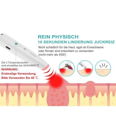 Lebexy Insect Pricking Electrical Pencil | Mosquito Bite Relief & Itch Healer | Effective Heat Pen for Instant Comfort - Buy Online on GoSupps.com