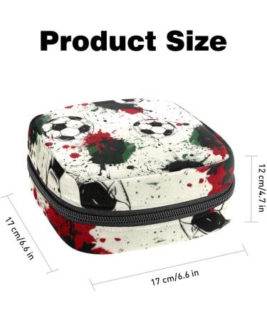 MUOOUM Blue Wave Storage Bag - Dolphin Pattern for Women & Teens | Zipper Pocket for Menstrual Pads Cups & Bandages - Buy Online on GoSupps.com