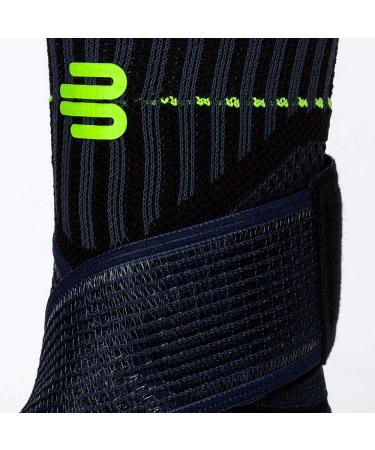 Bauerfeind Sports Ankle Support - Medium/Right Black | Breathable Compression - Buy Online on GoSupps.com