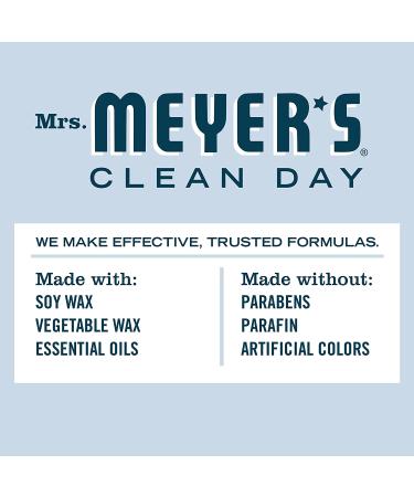 Mrs. Meyer's Limited Edition Snowdrop Scented Soy Aromatherapy Candle 7.2oz- Pack of 2 | 35 Hour Burn Time | Made with Soy Wax & Essential Oils - Buy Online on GoSupps.com