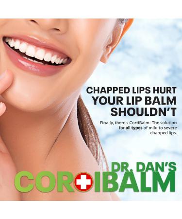Dr. Dan's Cortibalm Jar - 1 Pack - for Dry Cracked Lips - Healing Lip Balm Jar for Severely Chapped Lips - Designed for Men Women and Children - 0.25 Ounce (Pack of 1) - Buy Online on GoSupps.com