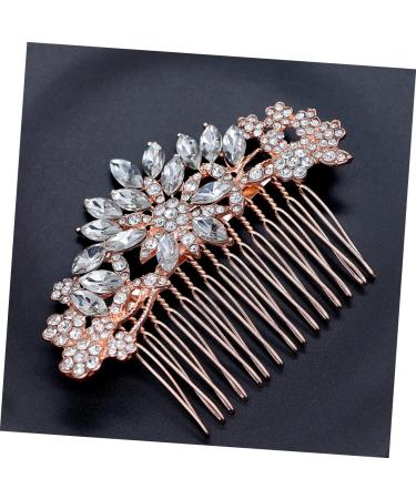 Housoutil 1pc Crystal Hair Comb Hair Accessory for Women Bridal Hair Accessories Bridal Hair Comb Rhinestone Hair Clip Combs for Women Hair Combs Bridal Haircombs Headgear Bride Rhinestones - Buy Online on GoSupps.com
