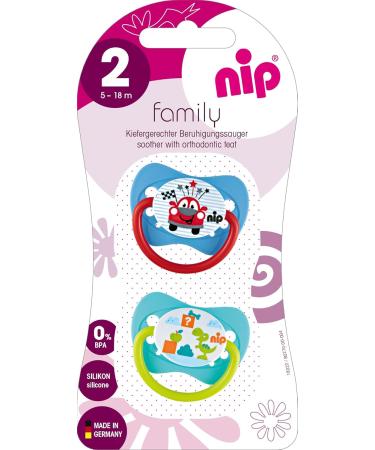 Nip Pacifier for Boys - Silicone 5-18 Months | Safe & Comfortable International Shipping - Buy Online on GoSupps.com
