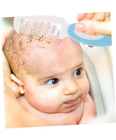 4-Piece Baby Hair Brush Set with Silicone Shampoo Comb - Soft Bristles for Newborns and Toddlers - Buy Online on GoSupps.com