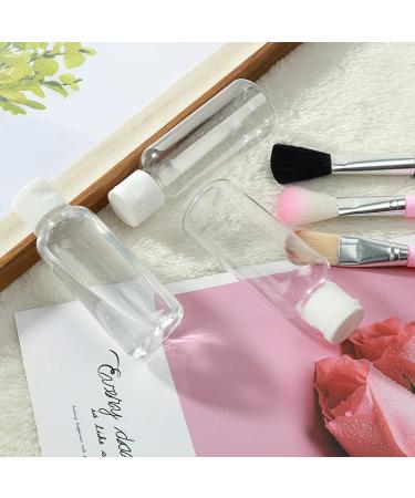 30 Pcs 2 oz Clear Plastic Empty Bottles - Travel Size Bottles with Flip Cap for Liquids & Toiletries - Buy Online on GoSupps.com