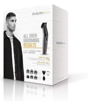 BaByliss MEN 11 in 1 Carbon Titanium Grooming Kit with Nose Trimmer and Foil Shaver - Buy Online on GoSupps.com