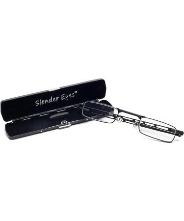 Buy Slender Eyes - Black - Enhance Your Vision with +2.5 Strength - Free International Shipping - Buy Online on GoSupps.com