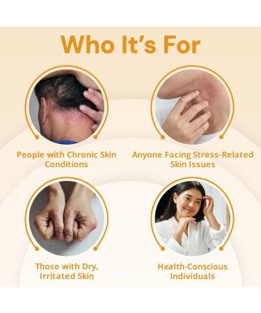 Strength & Spices Psoriaskin Supplement Immune System Booster with 31 Powerful Ingredients and Amino Acids Soothes Red Flaky Skin 1000 mg 60 Vegan Capsules - Buy Online on GoSupps.com