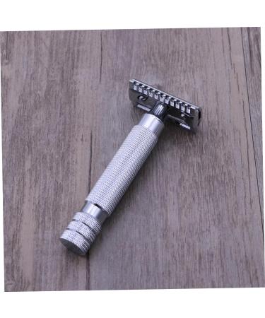 Premium Stainless Steel Safety Razor for Men - Eco-Friendly Wood Handle | Best Shaving Experience - Buy Online on GoSupps.com