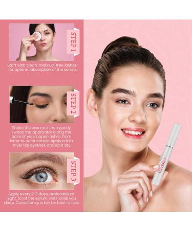 Bazka Pro Eyelash Growth Serum | Thicker Longer & Fuller Lashes Naturally | Eyelash Enhancer (3.5mL) - Fast International Shipping - Buy Online on GoSupps.com