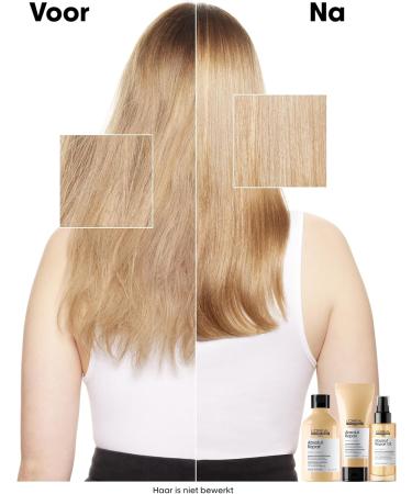 L'Or al Professionnel LOr al Professionnel set with Repairing Shampoo and refill For Dry and Damaged Hair Nourishes the Hair Fiber Intensively With Wheat Protein Absolut Repair 300ml and refill 500ml - Buy Online on GoSupps.com