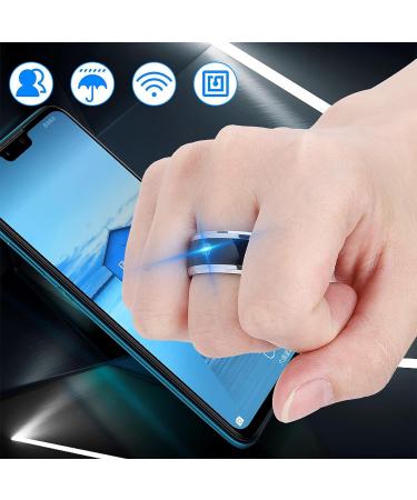 NFC Smart Ring - Metal Ring for Easy Mobile Phone Use (Size 13) - Buy Online on GoSupps.com