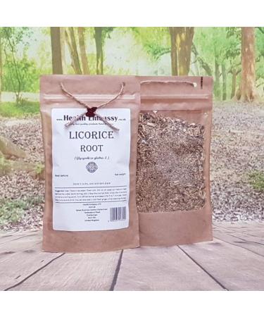 Health Embassy Licorice Root Tea | Glycyrrhiza Glabra L | Racine de R glisse Tisane (100g) - Buy Online on GoSupps.com