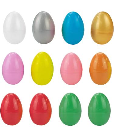 Buy TRIXES Pack of 12 Colorful Empty Easter Eggs - Fill Your Own Surprises - International Shipping Available - Buy Online on GoSupps.com