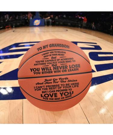 DOPITKA Engraved Outdoor Basketball for Son - Custom 29.5 Gift for Men - Birthday, Graduation, Back to School - Buy Online on GoSupps.com