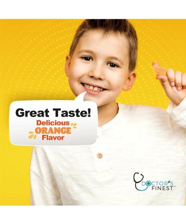 Doctor's Finest Vitamin C Gummies for Kids - Vegan, GMO-Free, Gluten-Free - 250mg Orange Pectin Chews - 90 Jellies, Kids Dietary Supplement - Buy Online on GoSupps.com