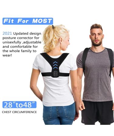 MYSEXY Posture Corrector Upper Back Brace for Women and Men - Pain Relief Belt for Neck, Shoulder, and Back Support - Adjustable and Breathable - Buy Online on GoSupps.com