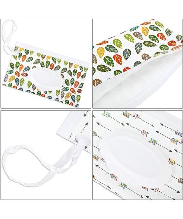 Provone 2PCS Wet Wipe Pouch Travel Wipes Case Reusable Refillable Wet Wipe Bag Travel Wipes Dispenser Wipe Pouches for Baby or Personal Style 01 - Buy Online on GoSupps.com