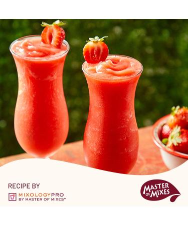 Master of Mixes Strawberry Daiquiri / Margarita Lite Drink Mix 1.75L Bottle - Pack of 3 - Buy Online on GoSupps.com