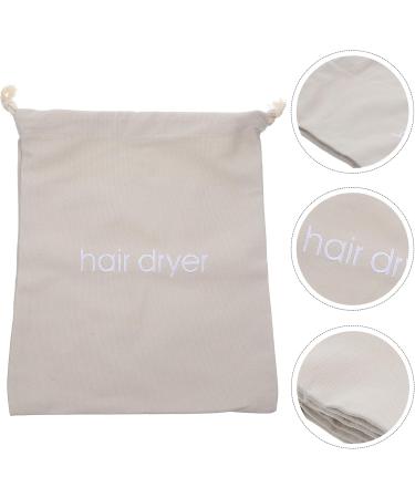 Gogogmee Hair Dryer Storage Bag Hair Dryer Clothes Bag Travel Pouch Travelling Bag Holder Fabric Light Grey - Buy Online on GoSupps.com
