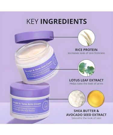 TVUGHGI Firming Arm Cream for Crepey Skin Underarms Intensive Sagging Skin Tightening Lotion Upper Arms and Body Tightening and Sculpting Treatment Hydrating Body Care Smooth Skins (100ml (Set of 1)) - Buy Online on GoSupps.com