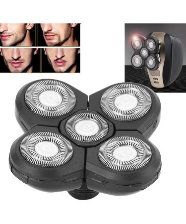 5 Blade Rotating Electric Beard Shaver - Waterproof Replacement Head | Universal Electric Shaver Accessory - Buy Online on GoSupps.com