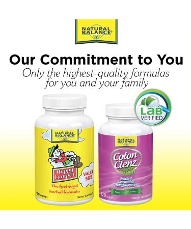Natural Balance Happy Camper & Colon Clenz Bundle | Herbal Stress & Cleanse Support | 150 Capsules 120 Capsules - Buy Online on GoSupps.com