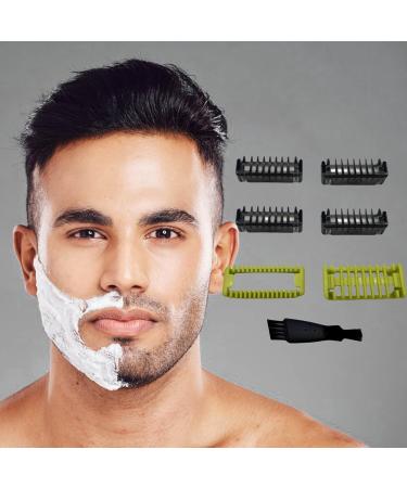 Trimmer Attachments Compatible With One QP2520 QP2530 QP2620 QP2630 QP6510 QP6520 Combs Skin And Body Comb Facial Hair Trimmers Beard Trimmer UiD656 (Green One Size) One Size Green - Buy Online on GoSupps.com