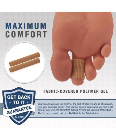 Dr. Frederick's Original Fabrigrip Toe Protectors - Large Size - Prevent Blisters and Cushion Bunions - 2-Pack - Buy Online on GoSupps.com