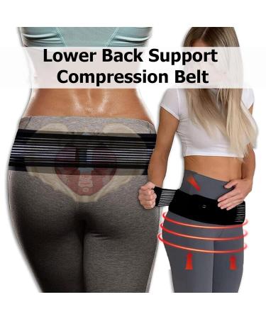 Joint Hip Belt Adjustable Lower Back Support Belt (20x3x11cm) Lower Back Support Belt Anti-Slip Pelvic Lower Back Support Brace Paiin Relief Strap Belt for Pregnancy Women Men Lumbar - Buy Online on GoSupps.com