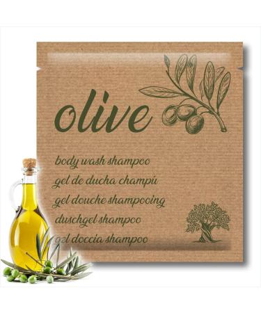 GPQ GESPROQUIMIA SL GPQ OLIVE 2in1 gelshampoo 400 pieces x 8 g 92 natural origin amenities hotel olive oil conditioner parabenfree hotel rural house apartment B&B etc Bath Gel Shampoo
