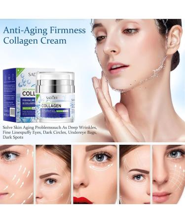 Collagen Anti Wrinkle Face Cream With Retinol Peptides-Anti Aging Face Cream For Mature Skin Face Moisturiser Reduce Fine Lines Lifting And Firming Cream Facial Care - Buy Online on GoSupps.com