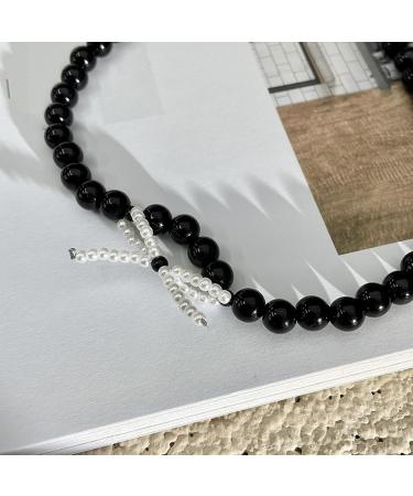 Shop Oralgos Handmade Crystal Pearl Necklace - Elegant Choker & Collarbone Chain for Women & Girls - Buy Online on GoSupps.com