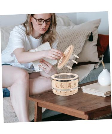Buy Solustroen Moxibustion Box - Premium Wooden & Metal Moxa Holder & Sticks for Whole Body Treatment - International Shipping Available - Buy Online on GoSupps.com