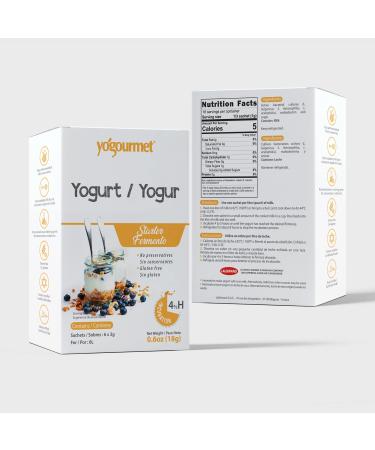 Yogourmet Freeze Dried Yogurt Starter, 1 ounce box (Pack of 3) (Packaging May Vary) Old Version 1 Ounce (Pack of 3)