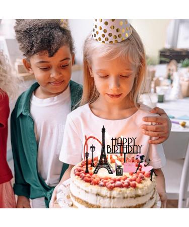 Plorbach 12pcs eiffel tower cake topper Paris Cake Topper - Buy Online on GoSupps.com