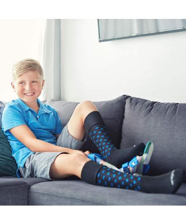 SmartKnit Kids AFO Interface Socks - Small Black/Royal Blue - Buy Online on GoSupps.com