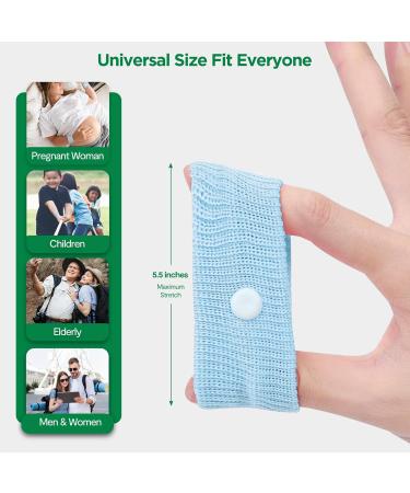 Hana Bands Acupressure Wristbands - Effective Motion Sickness & Nausea Relief for Adults & Kids - Morning Sickness Aid for Pregnant Women - Travel Comfort Solutions - Buy Online on GoSupps.com