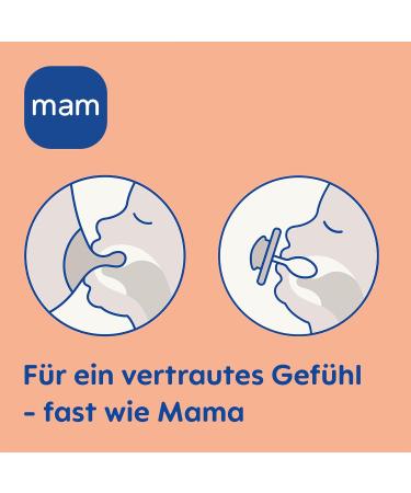 Mam Supreme Schnuller Set of 2 | Baby Pacifier for Healthy Dental Development | Prevents Skin Irritation | Includes Pacifier Box | For Ages 6-16 Months - Buy Online on GoSupps.com