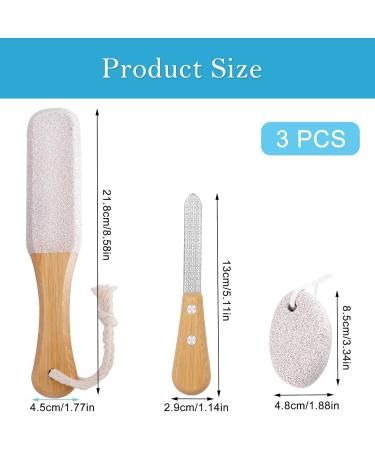 3 Pcs Pumice Stones for Feet Foot Pumice Stone for Feet Double Sided Foot Brush Dead Skin Remover for Feet Foot Exfoliator Scrubber for Corn Dead Skin Cracked Heel Remover for Feet - Buy Online on GoSupps.com