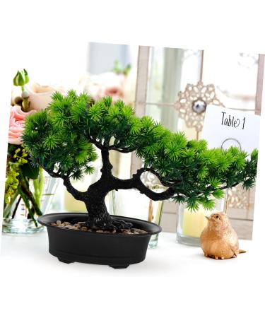 Zerodeko Artificial Pine Potted Plant Mini Fake Potted Plant Office - Buy Online on GoSupps.com