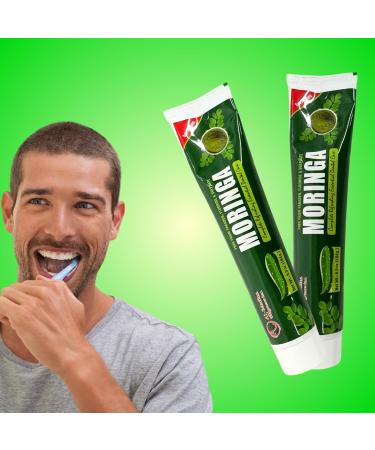Infinix Moringa and Clove Toothpaste with Myrrh Oil Sage Oil White Oak Bark Clove and Menthol - Paraben Free Refreshing Oral Care for Sensitive Teeth - Halal - Pack of 3 - Buy Online on GoSupps.com