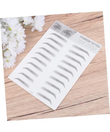 Angoily 2pcs 3d Eyebrow Stickers Suits Imitation Eyebrow Mold Kit Artificial Eyebrow Make up The Lazy Woman - Buy Online on GoSupps.com