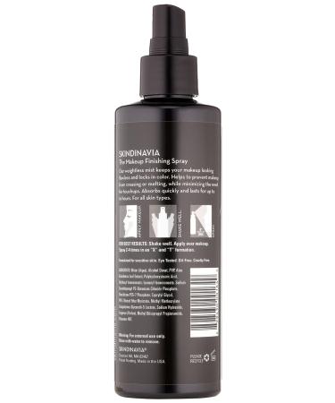 Skindinavia Makeup Setting Spray - Paraben-Free, Oil-Free, Anti-Aging, Heat-Resistant, Waterproof, Long-Lasting Beauty - 236ml/8oz - Buy Online on GoSupps.com
