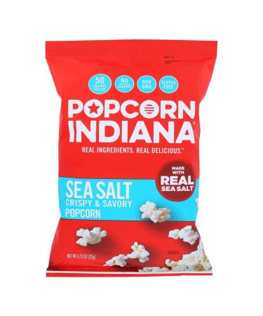 Popcorn Indiana P.I. Sea Salt Popcorn 4.75 Oz (Pack Of 12)
