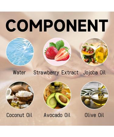 Organic Strawberry Body Oil - Instant Hydration & Lasting Aroma for Women | 4.05 fl. oz - International Shipping Available - Buy Online on GoSupps.com
