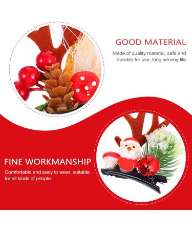 FRCOLOR 2 Pairs Christmas Hair Clips Winter Hair Clips Hair Decoration Deer Horns Hair Holder Kids Bill Hair Clips for Women Elk Antler Antlers Hair Clips Child Clothing Abs - Buy Online on GoSupps.com